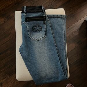 Women’s Escada Embellished Wide Leg Jeans